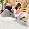 Cute Dream Giant size big Whale Plush Toy Whale Stuffed Doll Soft Short Plush Sleeping Pillow Xmas Gift For Kid Children