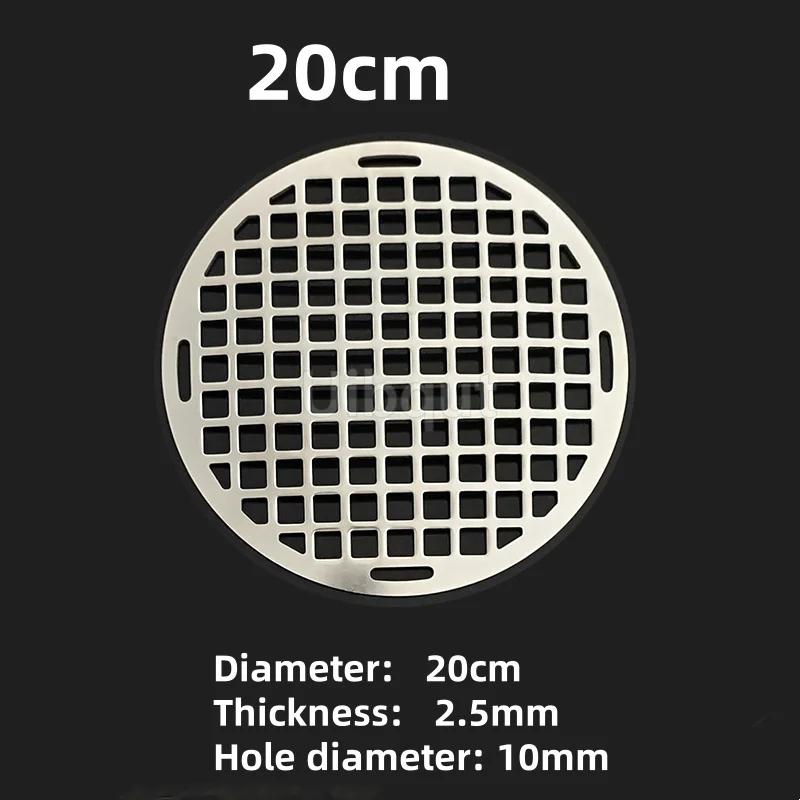 15 To 60cm Smooth Barbecue Round Cooling Baking Rack 304 Stainless Steel Wire Oven Grill  Sheet Circular BBQ Net Baking Grill