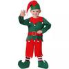 Holy Day Children's Costume Green Christmas Elf Costume Christmas Costume Three-piece Set