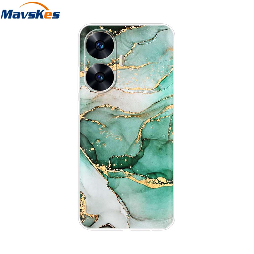 For Realme C55 4G Case C 55 Transparent TPU Soft Silicone Cover For OPPO Realme C55 RealmeC55 6.72 Inch Back Cases Phone Bumper