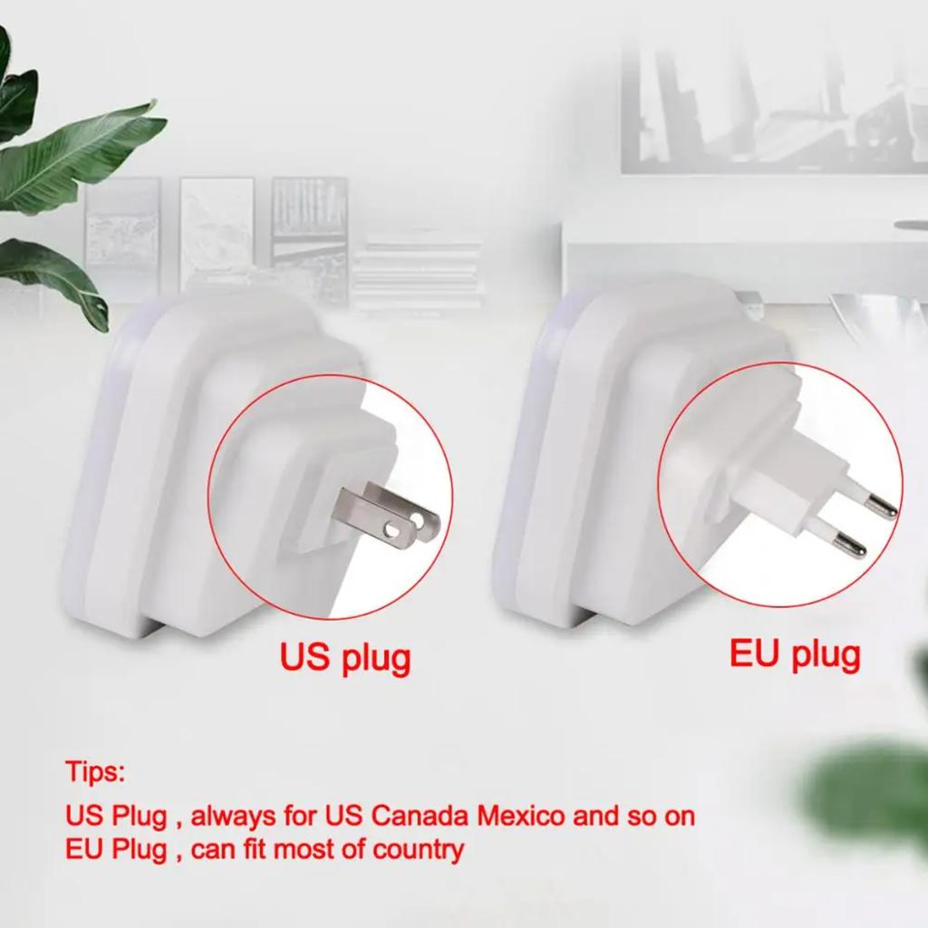 New LED Night Light Wireless Motion Sensor Light EU  Plug Nightlight Lamp  Children  Baby Living Room Bedroom Lighting