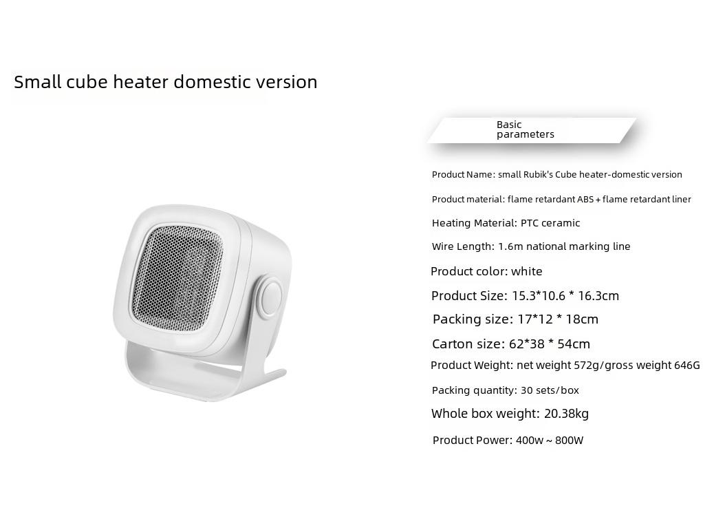 Încălzitor portabil de birou: Dispozitiv Electric cu Încălzire Rapidă pentru Casă și Cămin