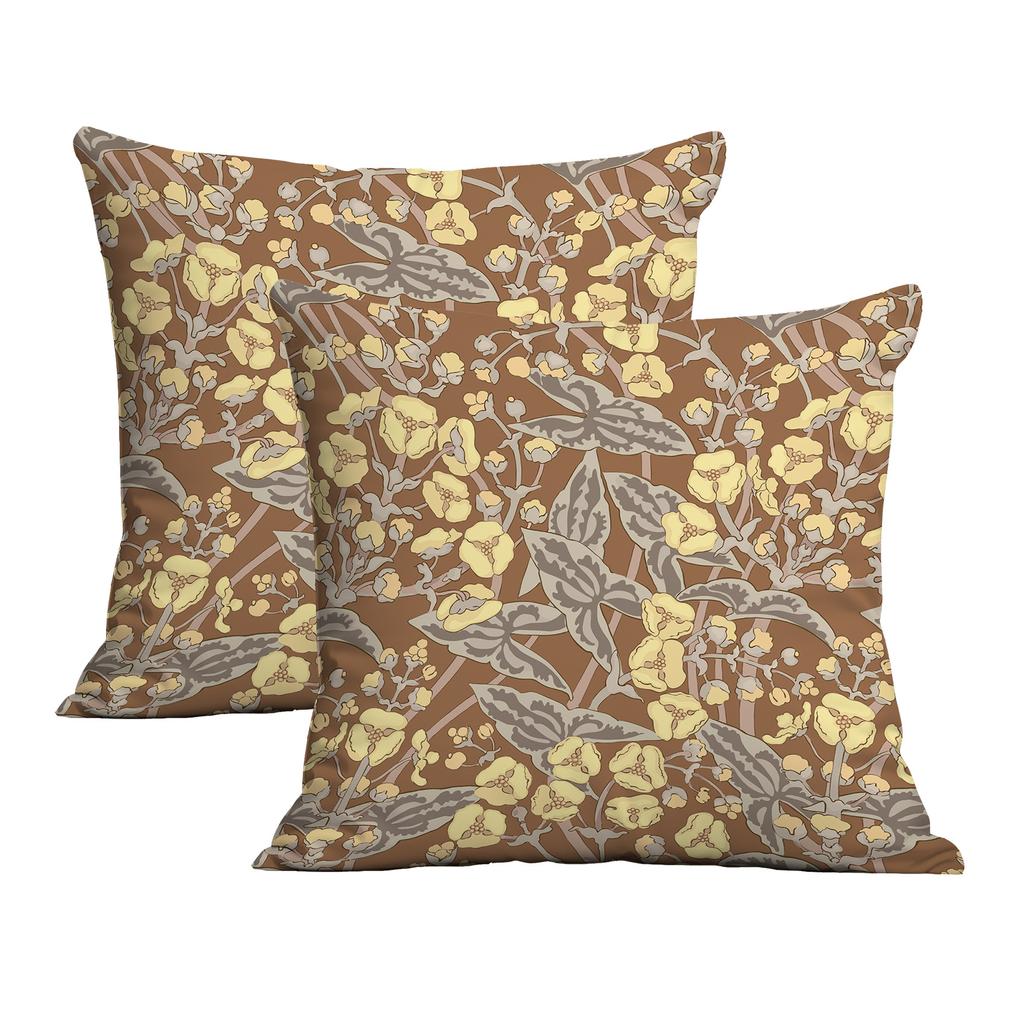 New Creative European Retro Floral Pillowcase Double-sided Printed Home Cushion Pillowcase Multiple Styles Available