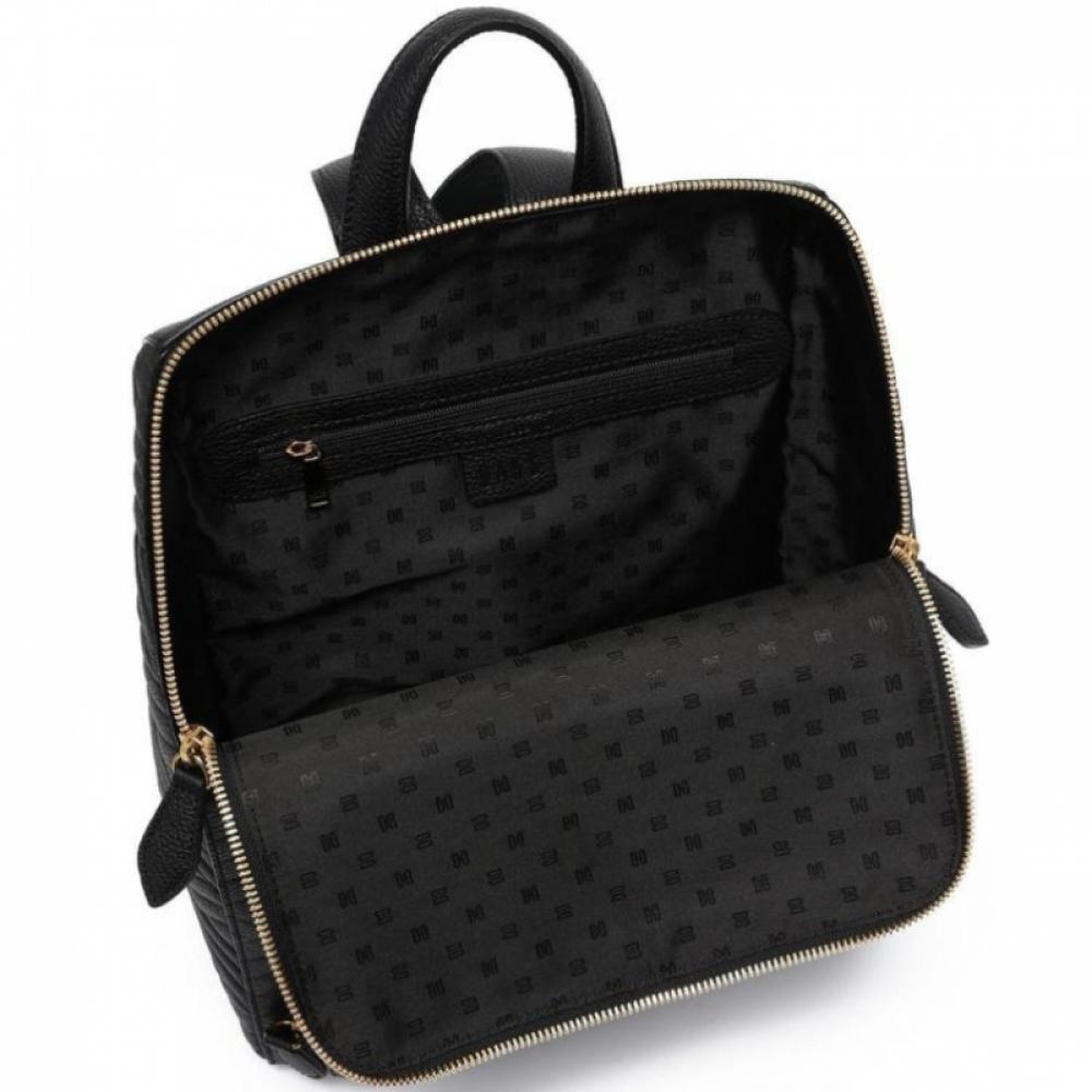 Daks Black Leather Backpack Dcba6e369bk