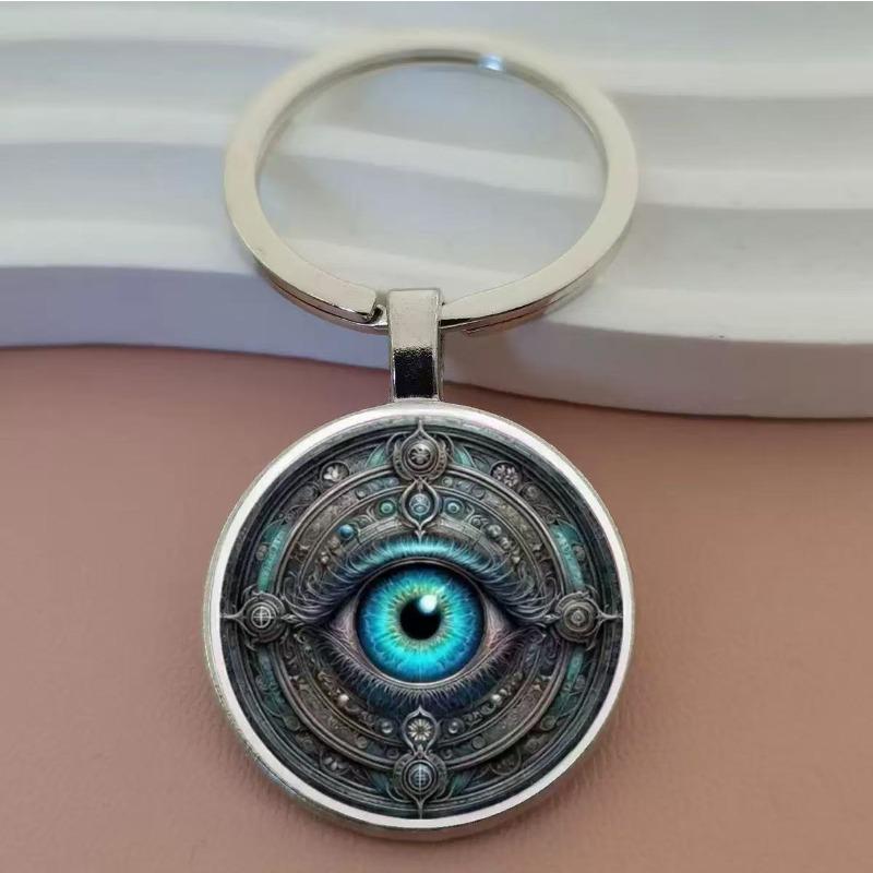 Mystery Eye Vintage Zinc Alloy Keychain - Men's Unique Fashion Accessories, Perfect Gift Choice,