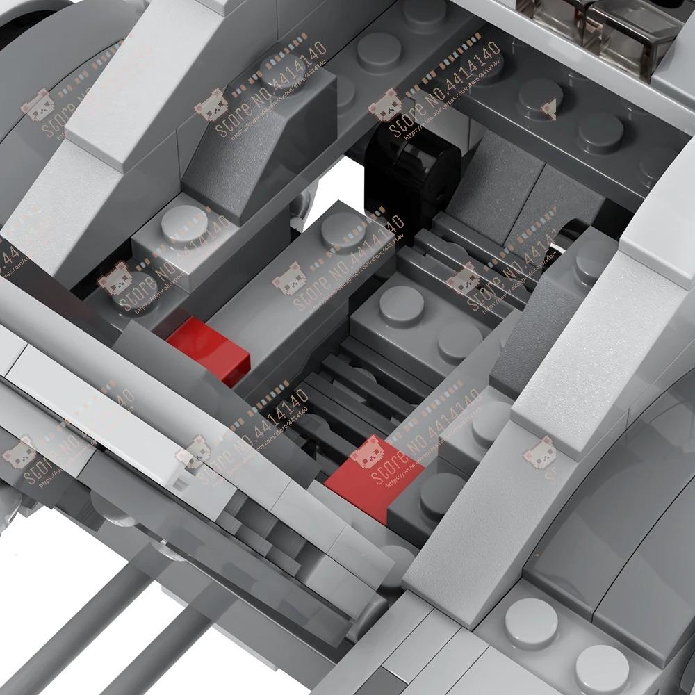 Interstellar Movie Floating Tank MOC Building Blocks DIY Imperial Military Armored Fighting Vehicle Model Assembly Toys For Kids