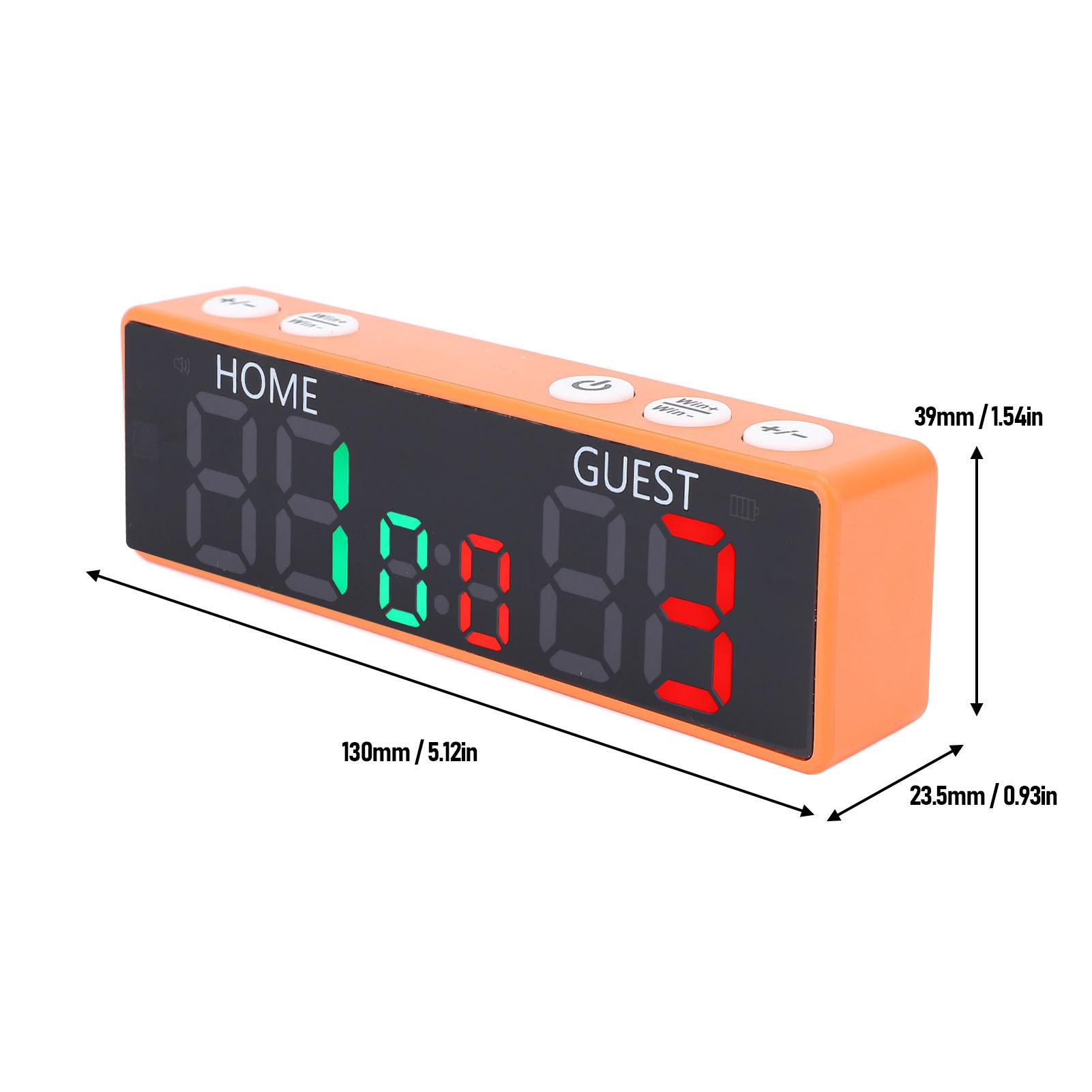 Mini Digital Scoreboard 6 Digits Portable