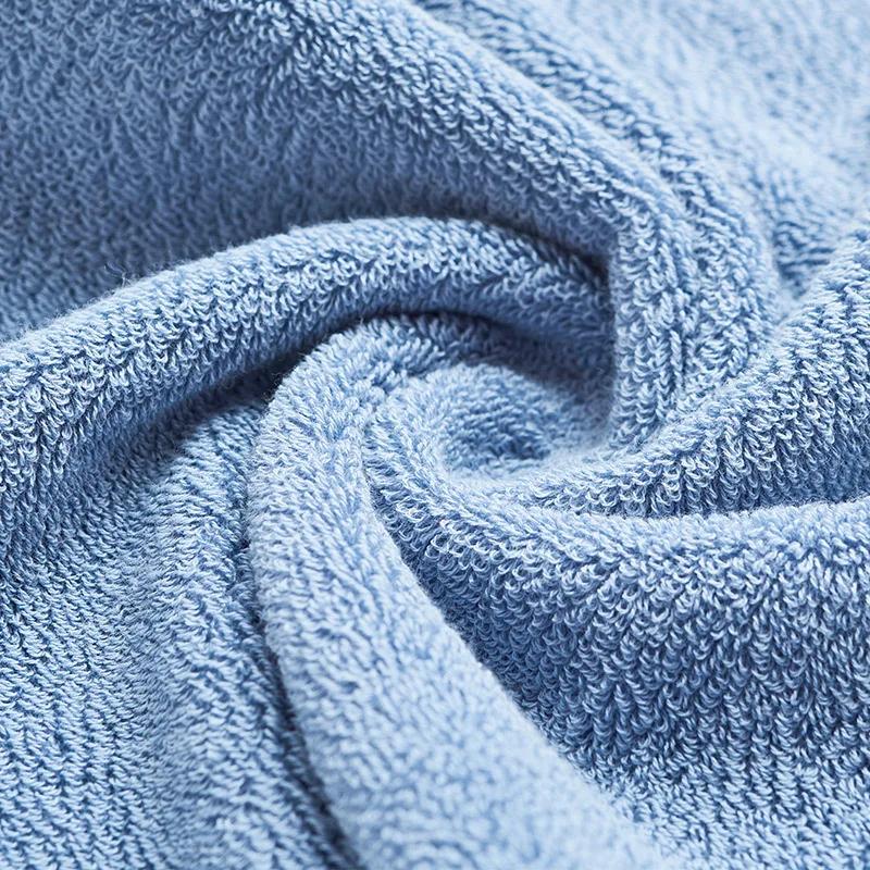 1Pc 34x34cm Square 100% Cotton Solid Color Thicken Hanging Soft Absorbent Bathroom Adult Face Towel