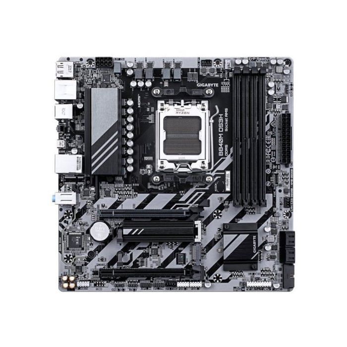 Placa Base GIGABYTE B840 AM5 Micro ATX DDR5 M.2 2.5GbE HDMI DisplayPort RAID