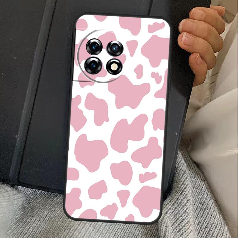 Cow Print Pattern Case For OnePlus 13R 12R 10R 13T 10T 8T 15 13 12 11 Nord CE 4 3 2 Lite N20 N30 Nord 5 Cover