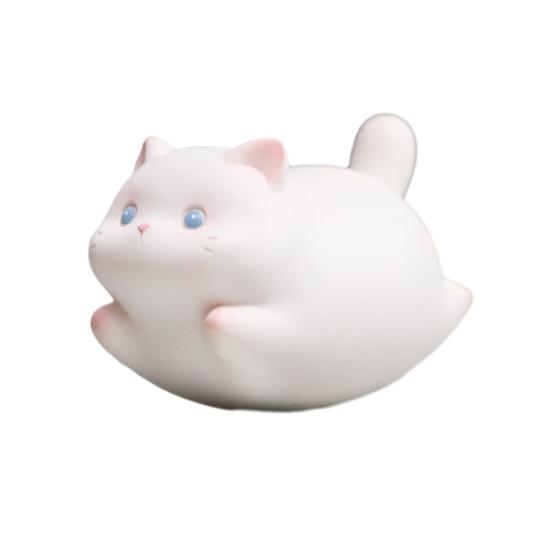 Cartoon Katze Schaukel Figur Niedliche Kleine Harz Katze Statue für Zuhause Büro Schreibtisch Dekoration Geschenke für Katzenliebhaber