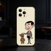 C-Classic M-Mr B-Bean Phone Case For iPhone 17,16,15,14,13,12,11 Plus,Pro Max,SE4Soft Silicone Black Cover