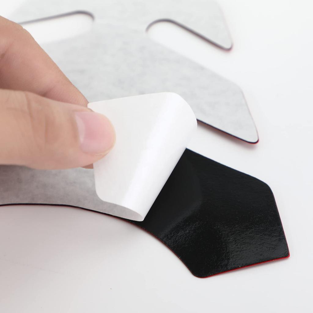 Bruce & Shark (Bruce Shark) Scratch-Resistant 3D Tank Pad Cover Protector For Honda Kawasaki Suzuki Yamaha , grays