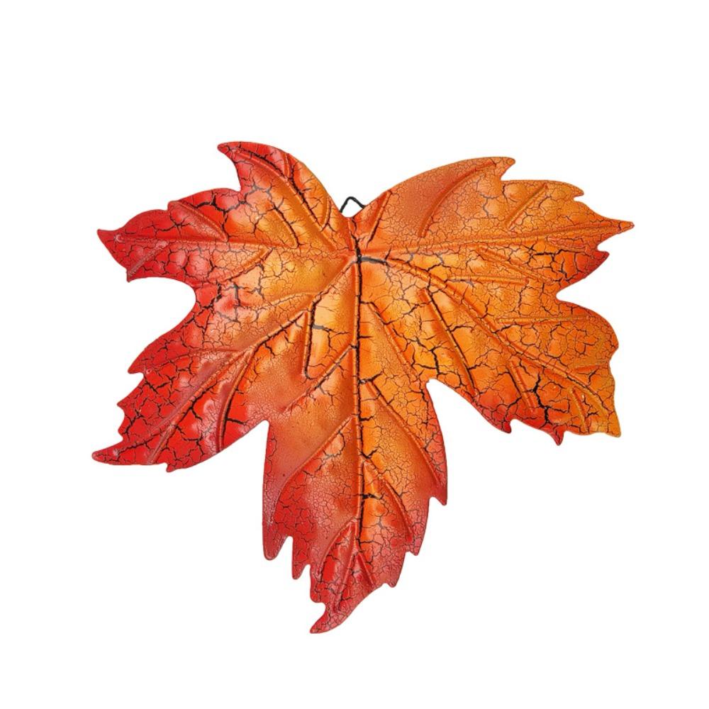 

Creative Leaf Metal Wall Hanging Metal Ornaments High Quality Leaf Metal Decorations оранжевый