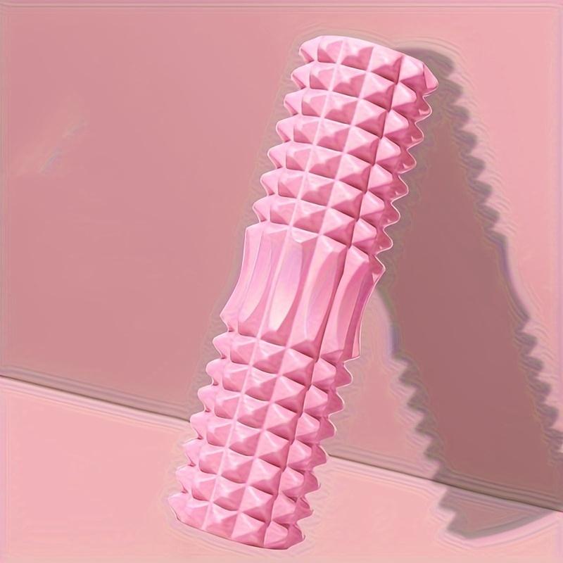 1pc EVA Foam Massage Roller for Yoga & Pilates, Medium Firmness, Manual Operation, Fitness Back Exercise Tool