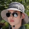 Anti-UV Protection Sunscrean Bucket Hat Wide Brim Outdoor Fishing Cap Portable Men Sun Hat  Hiking