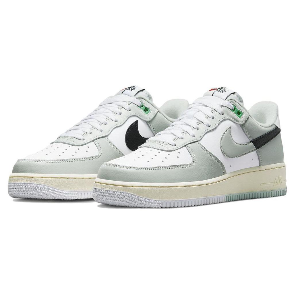 Nike Air Force 1 07 LV8 Split - Hellsilber Herren Sneakers Grau Schwarz Weiß DZ2522-001