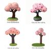 Zakka Cherry Blossom Resin Decor Gift For Home And Office Scenes