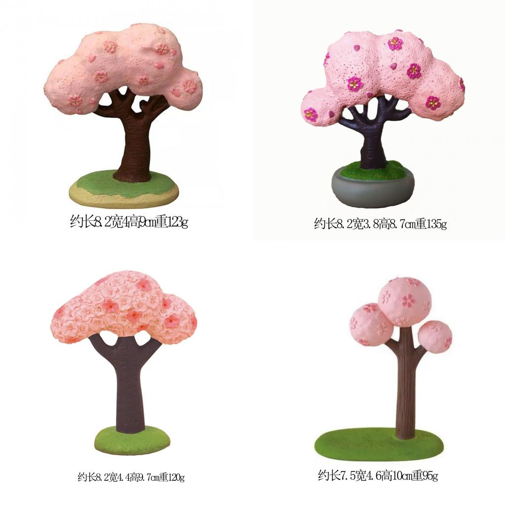 Zakka Cherry Blossom Resin Decor Gift For Home And Office Scenes