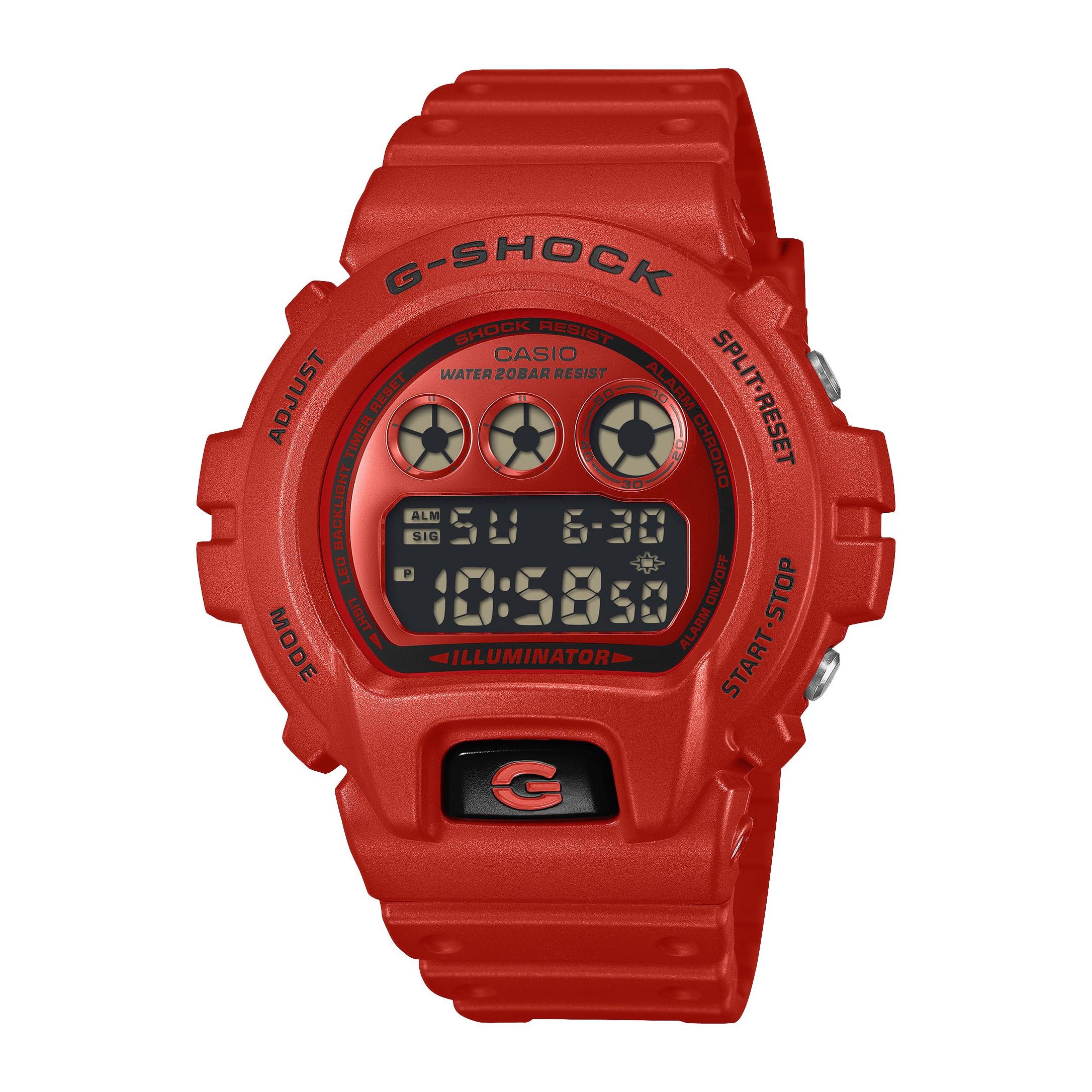 Casio Мужские часы G-Shock - Экологичные материалы, Красные DW-6900RRB-4JF [Официальный японский продукт]