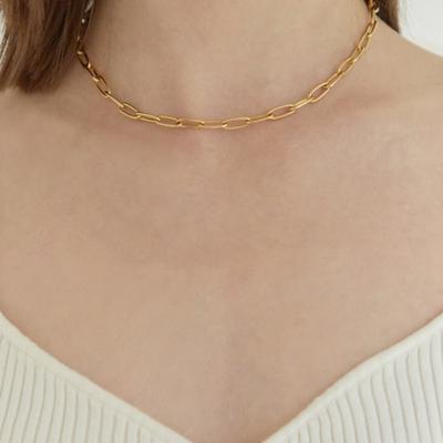 Mi0 Simple Basic Chain Necklace