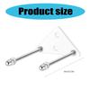 Sturdy Acrylic and Metal Ski Boards Wall Mounted Storage Rack Easy Installation Storage Solution for Sports Equipment