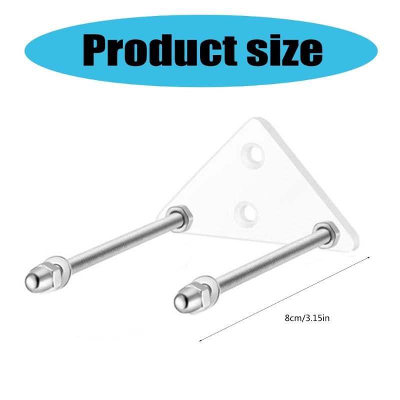 Sturdy Acrylic and Metal Ski Boards Wall Mounted Storage Rack Easy Installation Storage Solution for Sports Equipment
