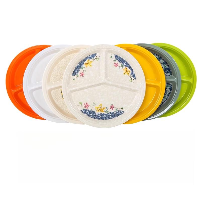 Melamine Sectioned Dinner Tray