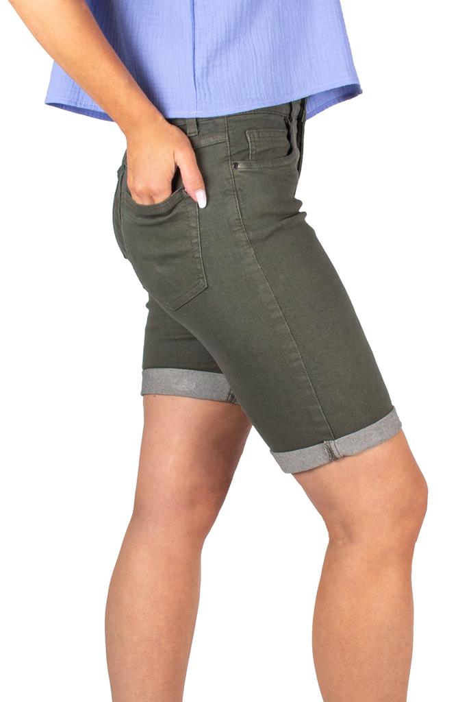 Krótkie Spodenki Jeansowe Szorty Damskie Elastyczne Bermudy Modne 46 3Xl