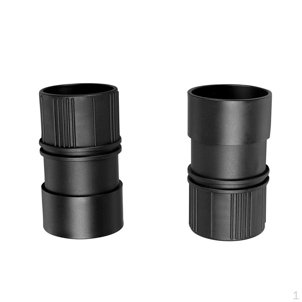 2pcs Plastic Vacuum Cleaner Attachment Hose Adaptor Connector 41mm