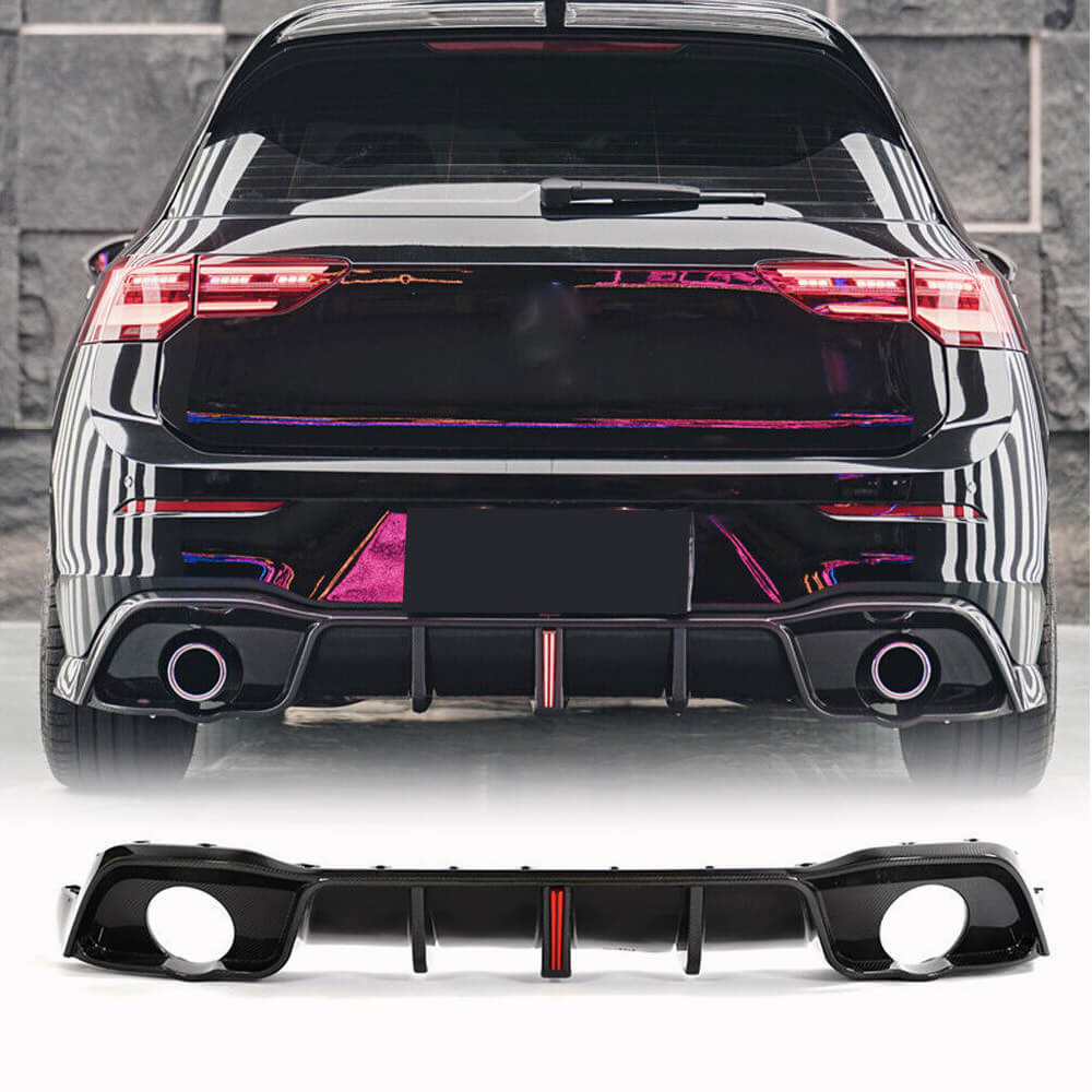 

Rear bumper diffuser (for GTI HB, Carbon) for Volkswagen Golf 8
