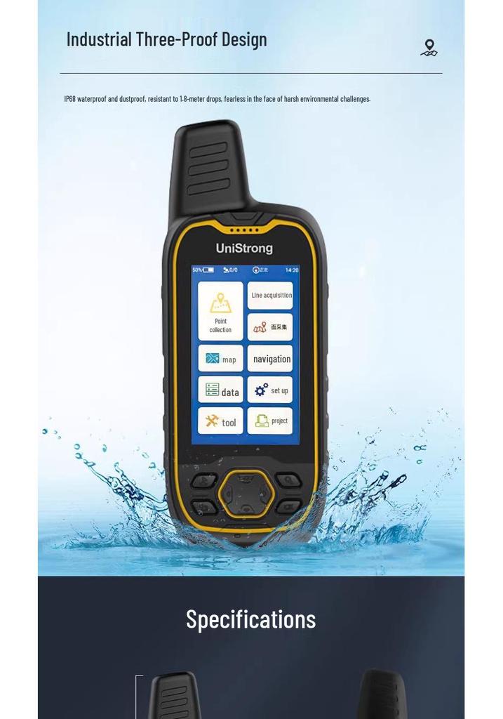 Jisi Bao G639 BeiDou GPS All-Constellation Handheld Navigator & Acreage Meter