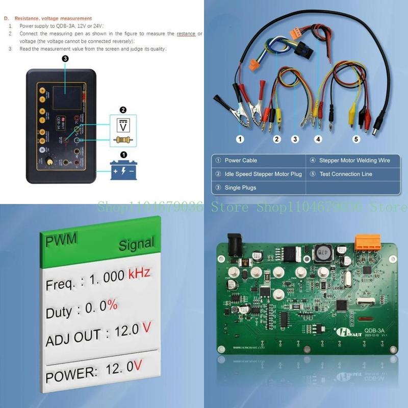 652F Solenoid Idling Motor trument Tester Auto Ignition Coil Test Fault Detector Drive Simulators Detection