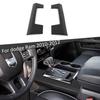 Carbon Fiber Gear Shift Cup Holder Side Panel Trim For Dodge Ram 1500 2010-2012