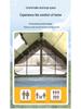 Army Green 6.3m² Inflatable Camping Tent with Canopy - Waterproof, Ideal for Overnight Camping