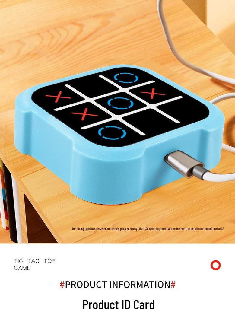 Hot Sale: All-in-One Electronic Tic-Tac-Toe Board Game - Fun, Educational Toy and Gift for Children's Day