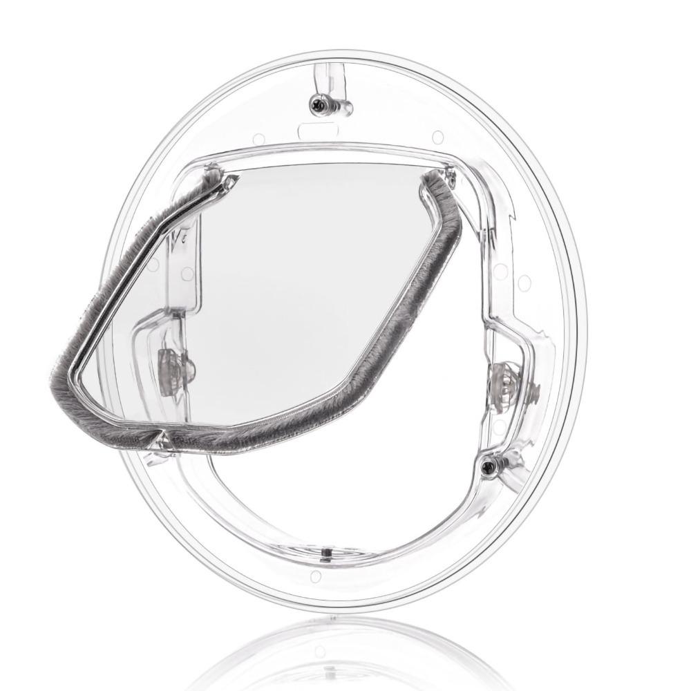 Durable Small Size Cat Flap Door Noise Reduction Secure Locking Pet Door 4 Way Locking Pet Door for Home Entry