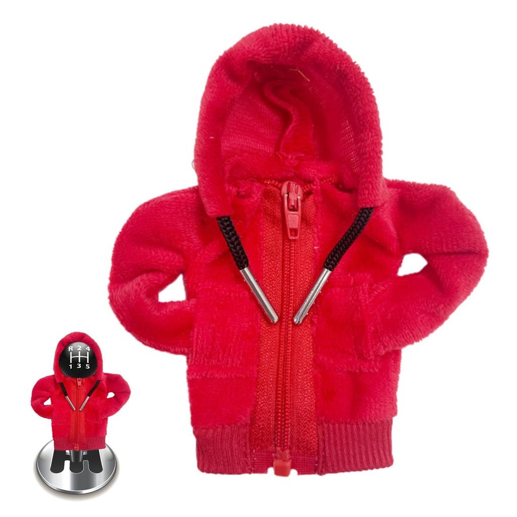 Husă Parka Schimbător de Viteze, Husă Ajustabilă pentru Schimbătorul de Viteze cu Fermoare de Pluș pentru Mașini - Fermoar