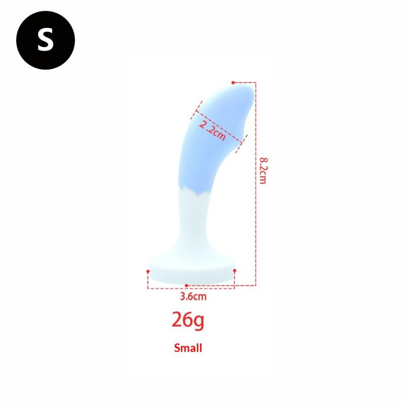 Silicone Anal Dilatancy Dildos Adult Sex Toys Anal Plug G-point Massage Gem Crystal Base Butt Plug Anal Masturbation Stimulator