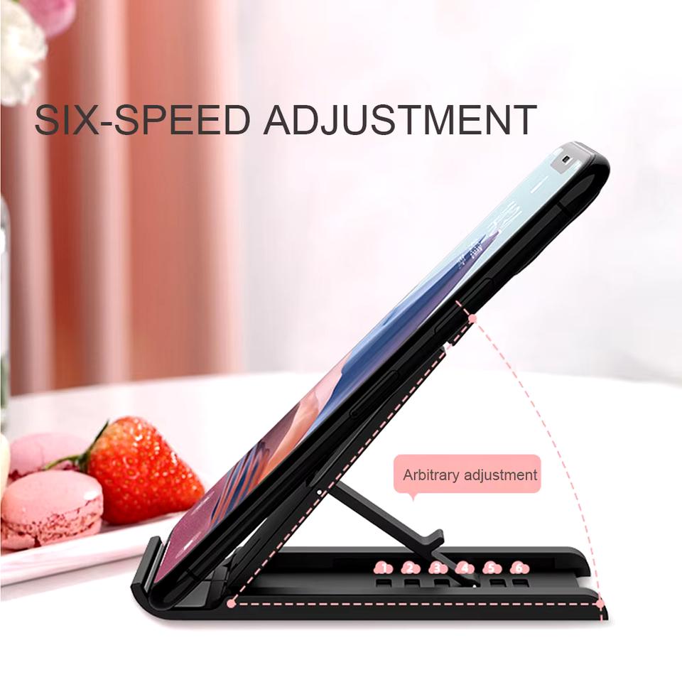Faltbarer Desktop-Handyhalter Tragbarer Mini-Handy-Ständer Für Xiaomi iPhone Samsung Handy-Halterung Telefonhalter