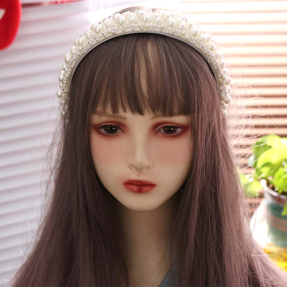 Breiter seitlicher Braut-Haarreif Barock Damen-Haarbänder Elegante Perlen-Haarbänder Hochzeit