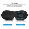 3D Sleeping Mask Eyepatch Block Out Light Eye Mask Soft Cover Rest Relax Sleep Aid Women Men Portable Blindfold Travel Eyepatch