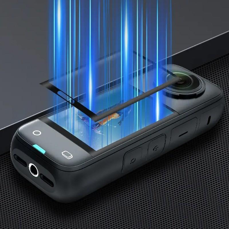 5Pcs Insta360 X5/X4 Accessories Kit - Lens Guards + Storage Bag + Screen Protector Film Anti-scratch