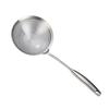 Large 304 Stainless Steel Mesh Skimmer Spoon for Noodles, Dumplings, and Deep Frying.