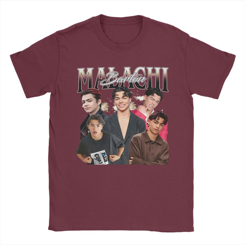 Malachi Barton American Actor Poster T Shirt Harajuku T-Shirts Short Sleeves Tshirt Summer 100 Cotton Round Neck 5XL 6XL Tees