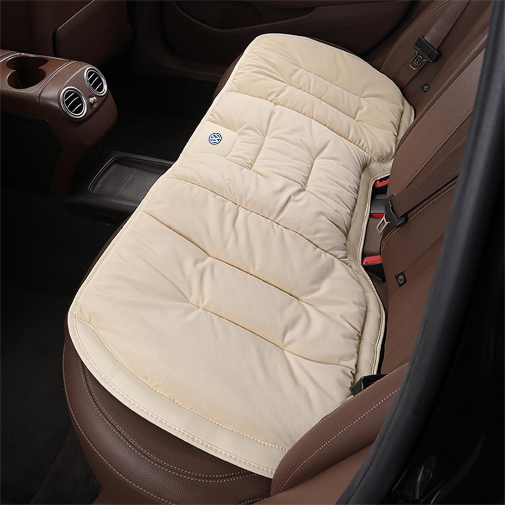 W16Flannel Car Seat Cushion Winter Warm Front Chair Rear Seat Pad For Volkswagen VW R Polo Passat Rline Golf 4 5 6 Tiguan Jetta GTI