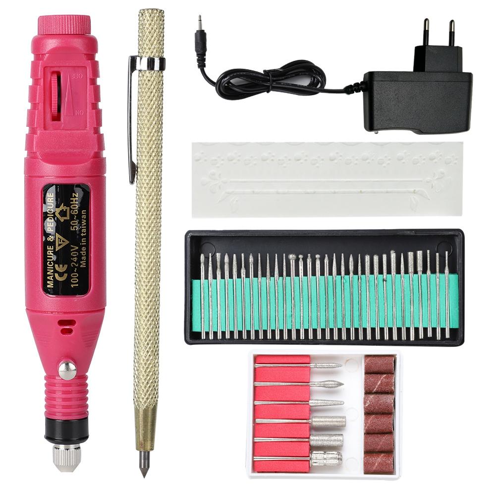 Electric Mini DIY Engraving Tool Kit for Jewelry Polishing Manicure Machine