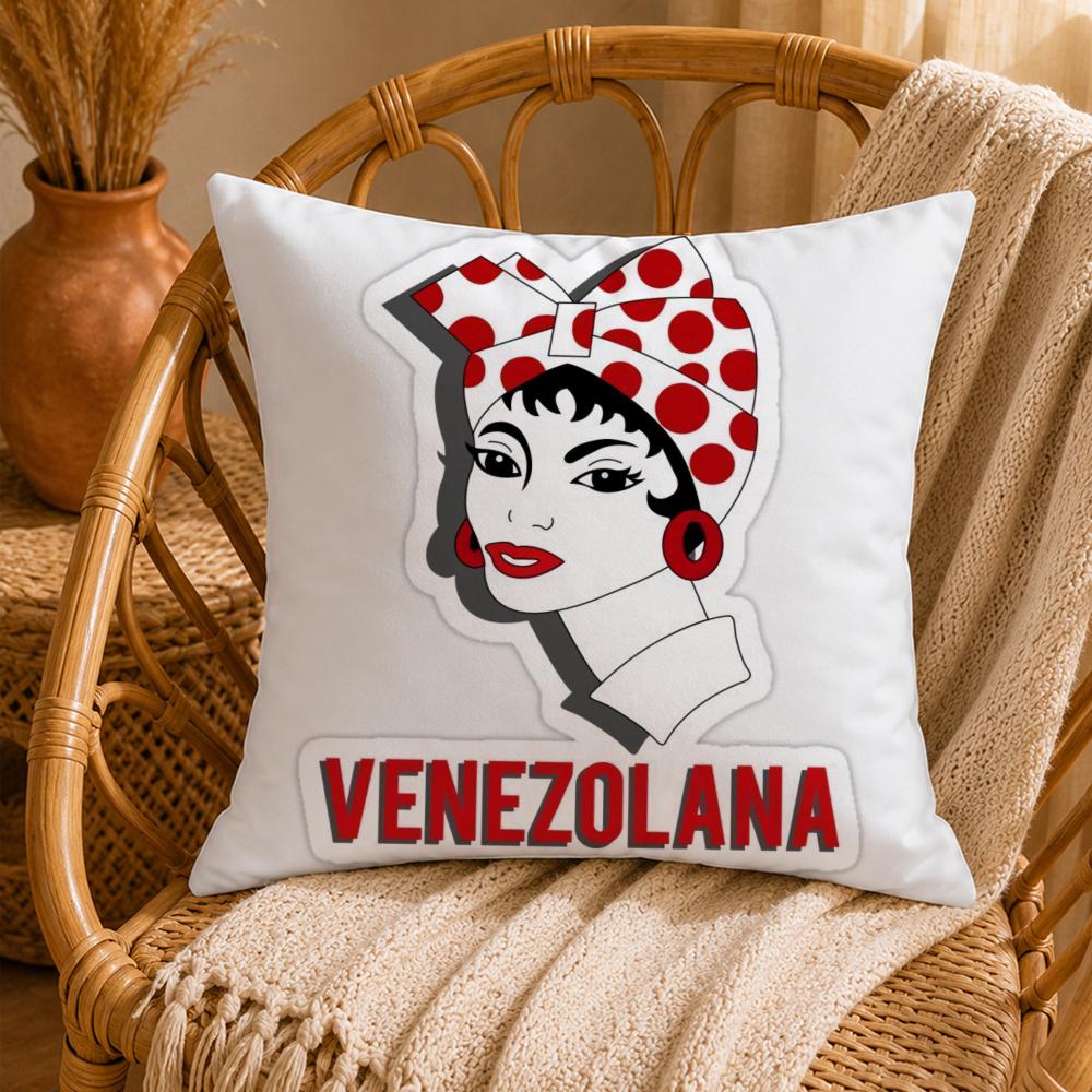 Artistic AAesthetic Art VenezuelaS Cushion Cover Ultra Soft Pillowcase CloudLike Comfort Fabric with Concealed Zipper