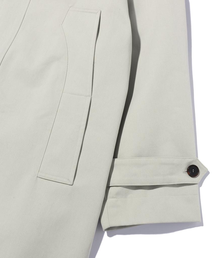 Iey Western Tap Balmacaan Coat Beige
