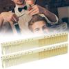 2pcs Professional Stainless Steel Haircut Comb Salon Hairdressing Comb Styling Tool